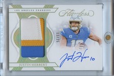 Justin Herbert 2025 Flawless Auto Autograph Patch Los Angeles Chargers 13/25