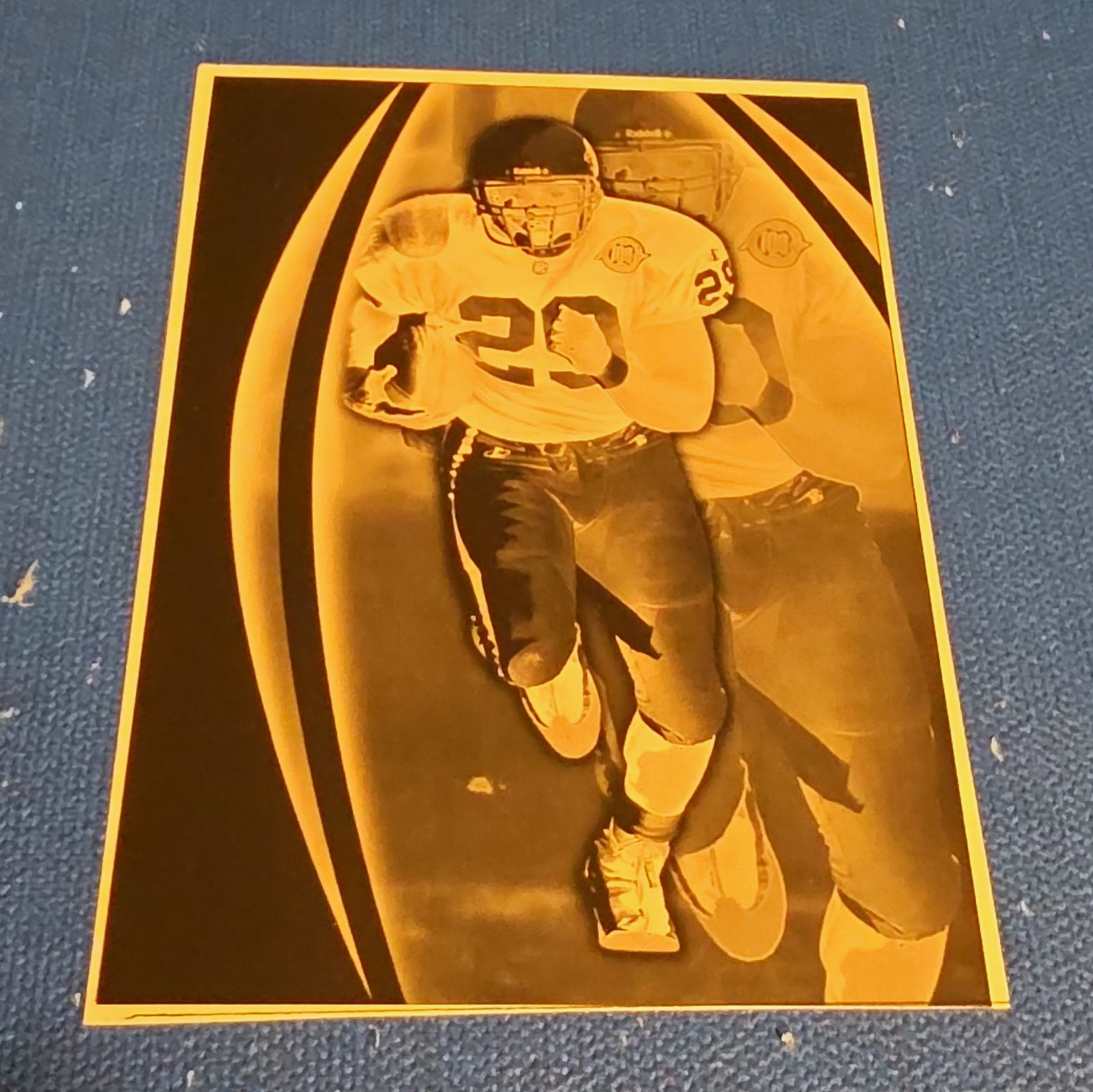 1998 Collectors Edge Masters Film Negative Of Adrian Murrell #2. Only 4 Exist.