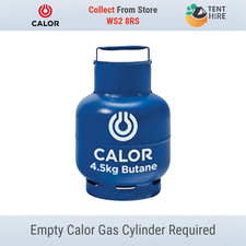 NEW FULL 4.5 KG 4.5KG CALOR GAS LPG BUTANE BOTTLE REFILL PORTABLE HEATER FIRE