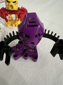 2001 McDonalds Happy Meal LEGO Bionicle Matoran Set with Discs and Insert