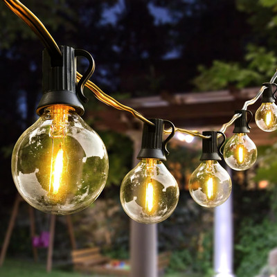 AVANLO LED Lichterkette Außen 9.1M/30FT Terrasse Lichterkette Outdoor Bruchsiche
