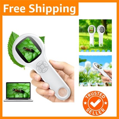 Rechargeable Mini Digital Microscope - 500x Magnification for Nature Enthusiasts