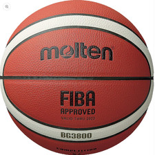 MOLTEN BG3800 COMPOSITE FIBA BASKETBALL OFFICIAL SIZE 7
