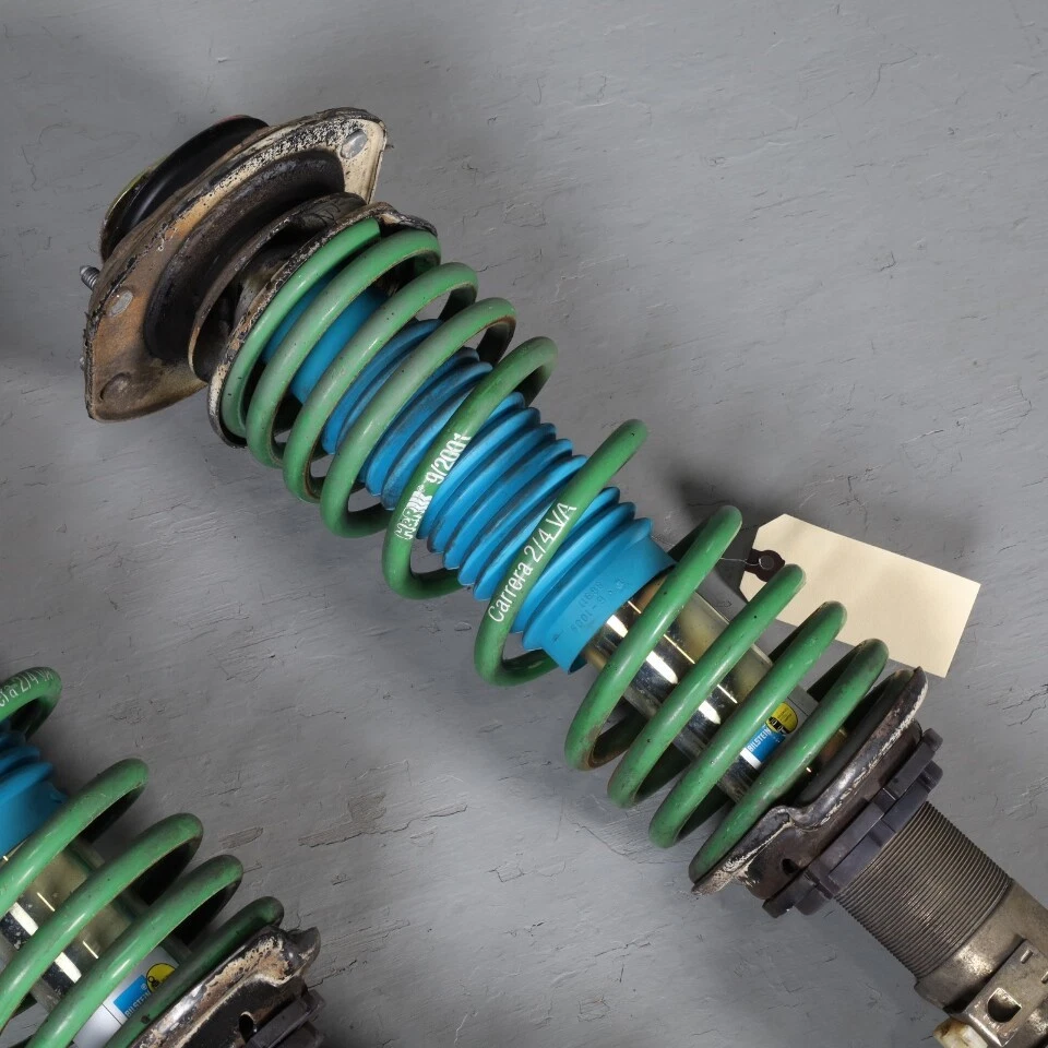 1995-1998 Porsche 911 993 Bilstein Front Coilover Struts Shocks Set Used Foto 3 de 4