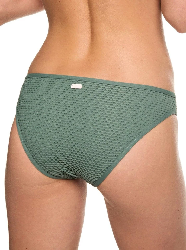 Roxy Damen Badehose Schwimmhose Bikini Garden Summers, Grün, L - Bild 2 von 4