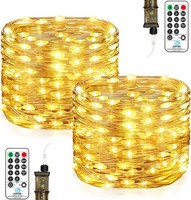 LED Lichterkette 150 Leds Kupferdraht Mit Timer Fernbedienung FüR Innen AußEn