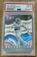 2021 Panini Select Sensations Trevor Lawrence SEN-24 RC MINT PSA 10 Jaguars HOT