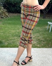 Vintage 60s 70s Lynn Stuart for Pantsville S 100 Wool Knickers Cropped Pants