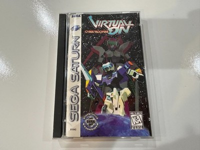 Virtual On: Cyber Troopers (Sega Saturn, 1996) CIB Complete w Reg Card Tested EX