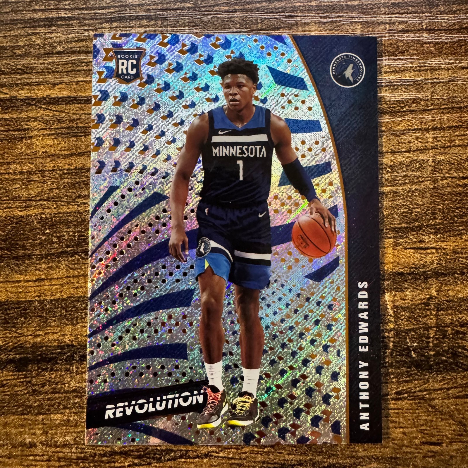2020-21 Panini Revolution Anthony Edwards Rookie #125 Minnesota Timberwolves RC