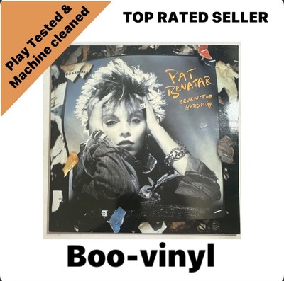 Pat Benatar   Seven The Hard Way 1985 LP Album vinyl record EX / EX Condition