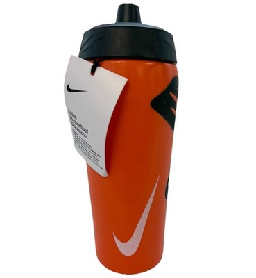 Nike Hyperfuel Squeeze Trinkflasche 18oz Orange/Schwarz Neu