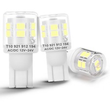 LED RV Interior Light Bulbs 2W 6000K Daylight White AC/DC 12V-24V, 3 Pack