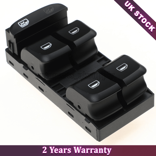 FOR AUDI A4 (B8) A5 Q5 MASTER WINDOW CONTROL SWITCH DRIVER SIDE 8K0959851D - Picture 9 of 9