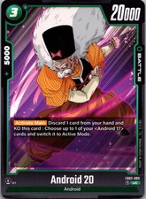 Android 20 FB02-080 UC Blazing Aura Dragon Ball Super Lightly Played