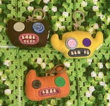 Fuggler Funny Ugly Monster Plush Clip On Key Chain Collectable Accessories