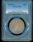 1845-O US Liberty Seated Half Dollar - PCGS G06, Good
