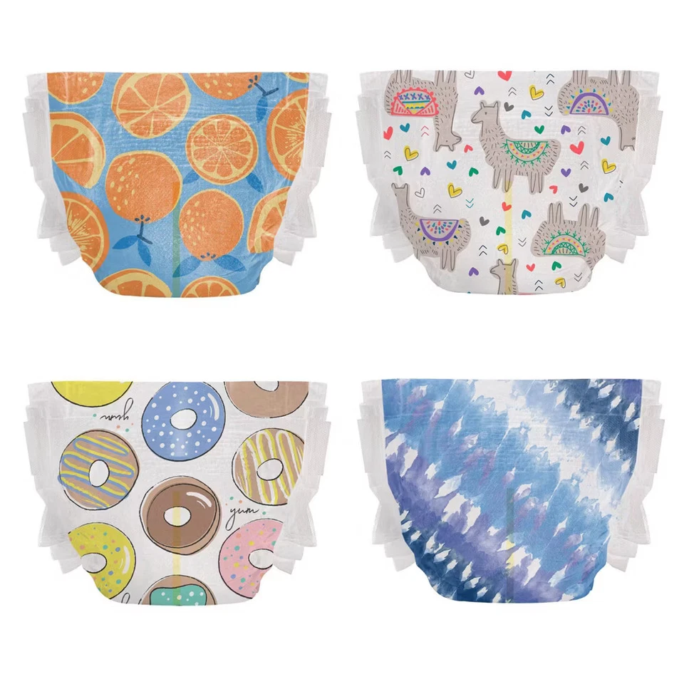 Pañales desechables The Honest Company Clean Conscious paquete de cuatro impresiones - talla 3 Foto 4 de 4