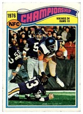 1977 Topps #527 1976 NFC Championship