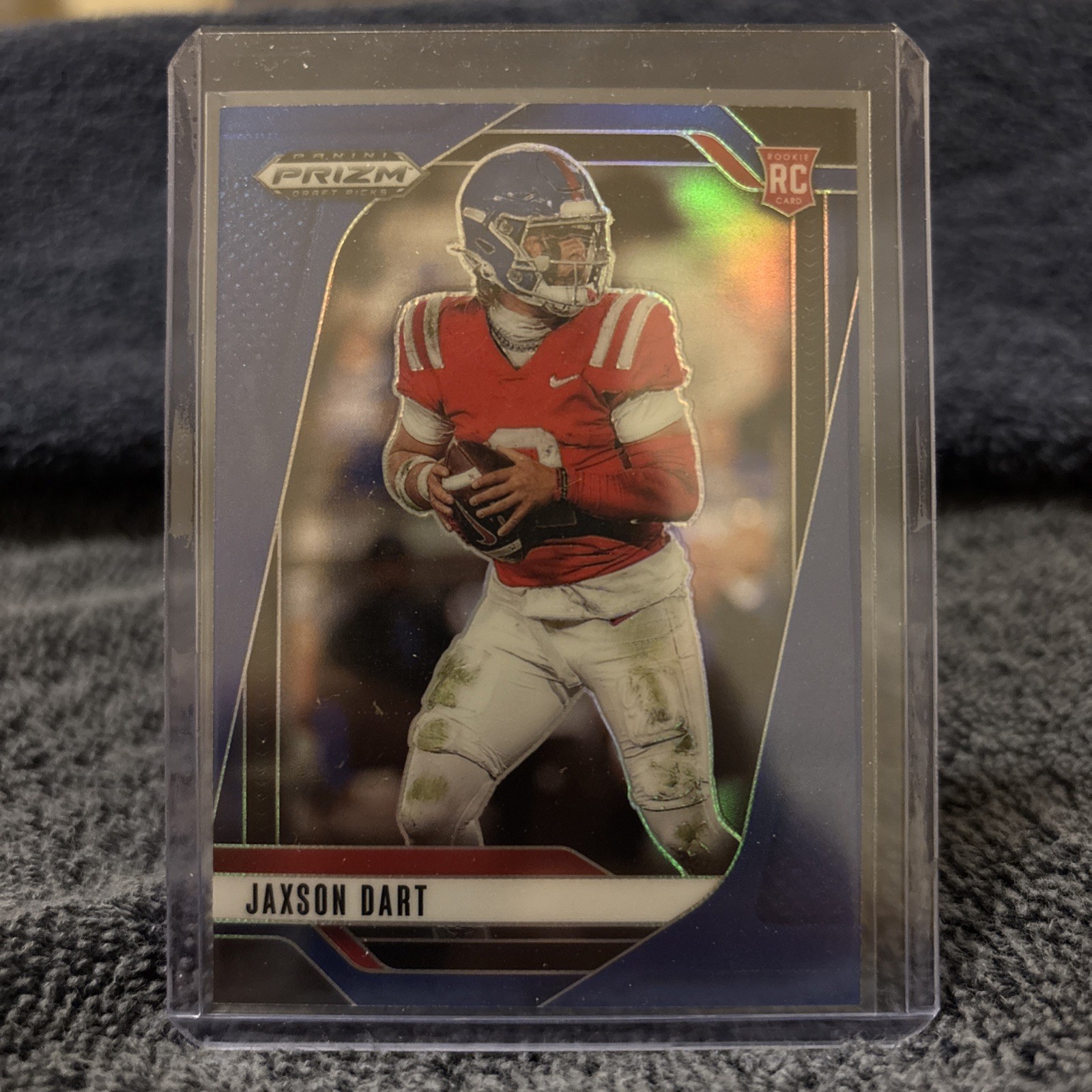 Jaxson Dart 2025 Panini Prizm Draft Picks Blue Prizm /249 #90