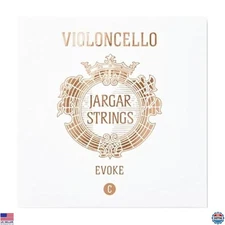 Jargar Evoke C Cello String | Premium Tungsten/Nickel on Steel Core | Rich Sound