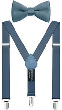 Boys' Men's Suspenders and Bow Tie Set Elastic Adjustable