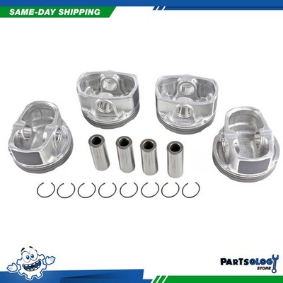 DNJ P955 Standard size Complete Piston Set For 09-18 Scion Toyota 2.5L DOHC