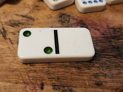 Replacement Dominoes: BONE/WHITE you PICK, double 15, FREE combined shipping