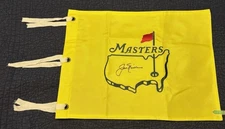 Jack Nicklaus Autographed Masters Golf Flag