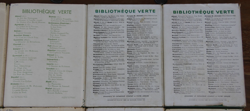 BIBLIOTHEQUE VERTE - LOT DE 10 LIVRES - VERNE, CURWOOD - HACHETTE - 1924/1953 - Afbeelding 15 van 18