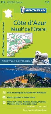 French Riviera, Esterel - Zoom Map 115, Michelin,