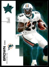 2007 LEAF ROOKIES AND STARS FOOTBALL CARD RONNIE BROWN #56 MIAMI DOLPHINS 7783