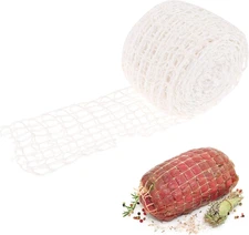5M Meat Netting Roll,Size 18,Elastic Smoked Meat Poultry Ham Netting Meat Butche