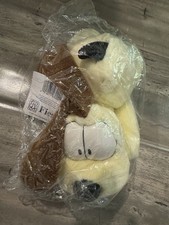 Bean Bag Odie w/ Tag Garfield Plush Fiesta Plush New In Bag 6  Vintage