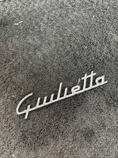 Genuine Alfa Romeo Giulietta Rear Boot Badge Emblem Logo Lettering Chrome Used Genuine Alfa Romeo Giulietta Rear Boot Badge Emblem Logo Lettering Chrome Used
