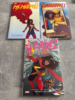 Ms. Marvel (2015-2016) Komplett (Band 1-3) Softcover. Z1 Zustand 1