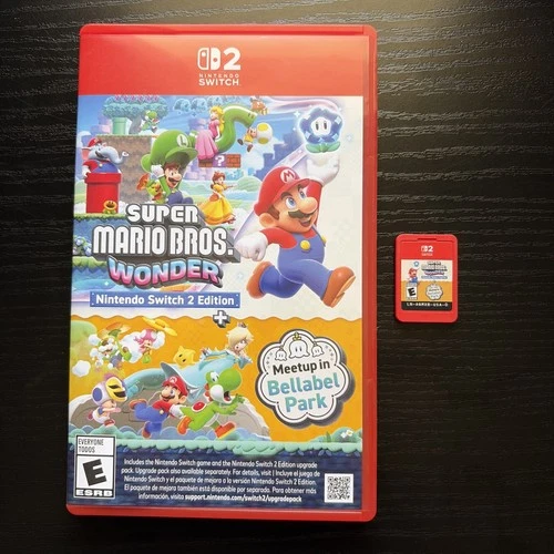 New ListingSuper Mario Bros. Wonder Nintendo Switch 2 Edition + Meetup in Bellabel - Clean