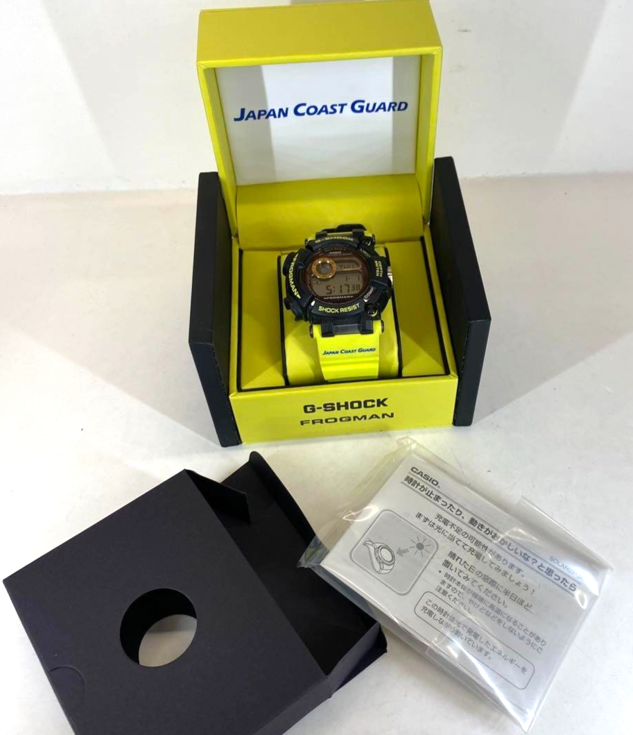 CASIO G-SHOCK FROGMAN GWF D1000JCG 9JR Japan Coast Guard Model CASIO G-SHOCK FROGMAN GWF D1000JCG 9JR Japan Coast Guard Model