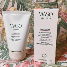 Shiseido Waso Satocane Pore Purifying Scrub Mask 3.3oz - New in Box