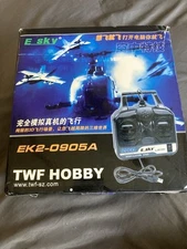 E-Sky EK2-0905A USB Controller TWF RC Flight Simulator. + Software And Manual!