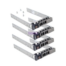 4PCS G176J 2.5" SFF HDD Tray Caddy for Dell PowerEdge R620 R720 R630 R730 R730XD