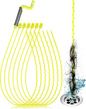 35 Drain Clog Remover with 7 Reusable Hair Cleaning Snakes for Sink & Shower