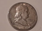 1961 FRANKLIN HALF DOLLAR 50C US COIN IN CLEAR CAPSULE CIRCULATED 90% SILVER