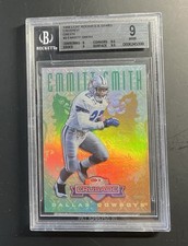 1998 Emmitt Smith Leaf Rookies And Stars Crusade Beckett 9