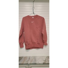 Nike Womens Oversized Crew Dusty Pink Sweatshirt Size XS NWT
