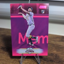 2025 Topps Stadium Club Denzel Clarke Pink RC #31 Athletics