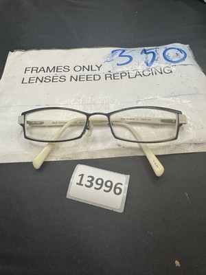 O&X NEW YORK OT Japan Titanium White Eyeglasses Frame 53-17