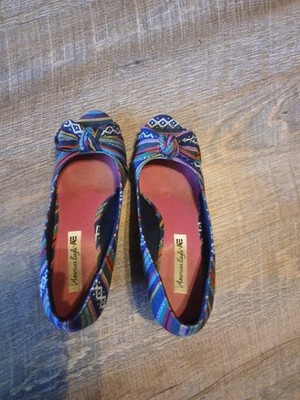 American Eagle By Payless Women's Print Wedges Size 8/12 Used