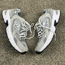 Size 8 - New Balance 530 - Raincloud / Shadow Grey / Silver Metallic - Mens