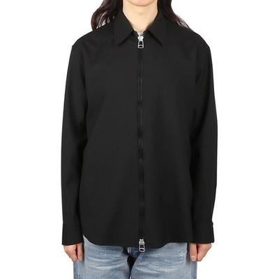 OAMC LANOA028 001 Wool Zip-Up Shirt 23E28OAU53 145222241